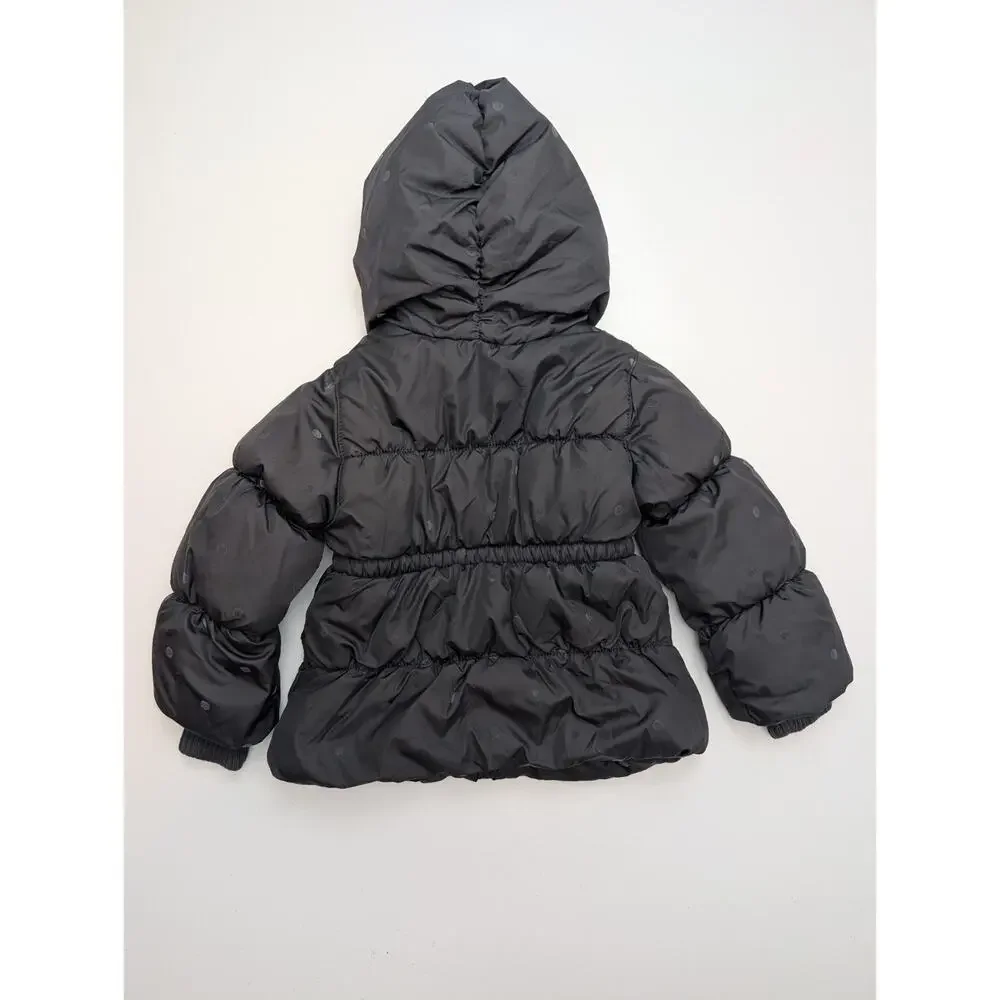 Girl’s Puffer Jacket Old Navy Polka Dot Design Size 5T Polyester Frost Free Warm